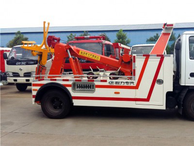 一拖一  藍牌五十鈴清障車